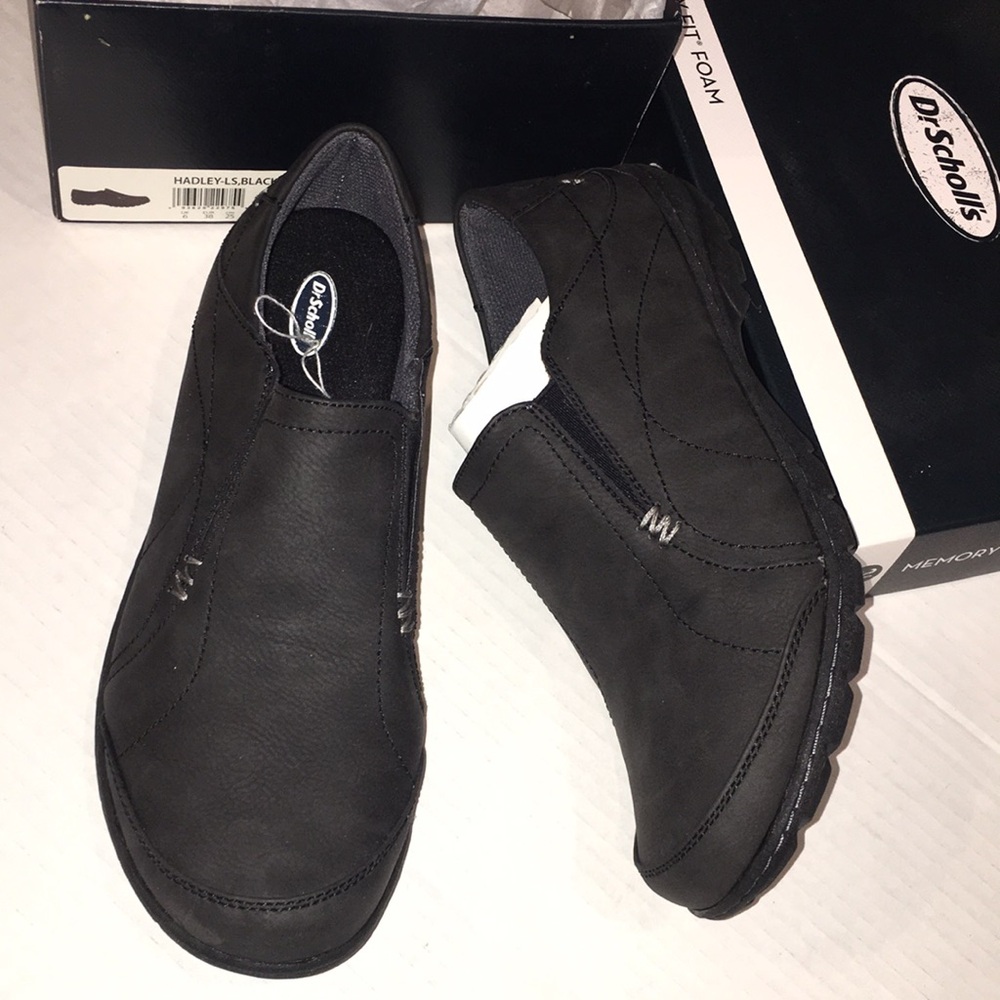 NIB Dr. Scholl’s memory fit foam Hadley -Ld black shoes | size 8M